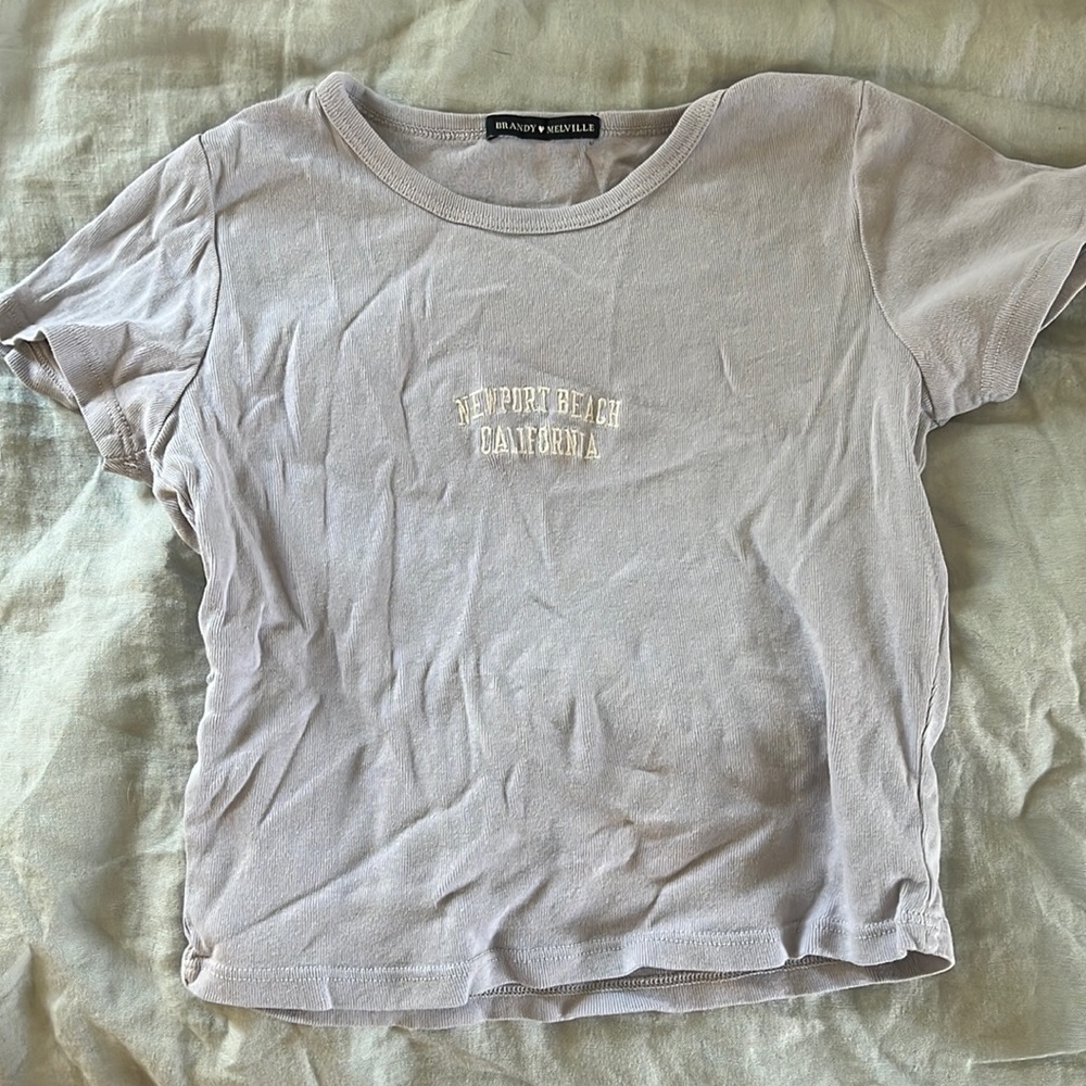 brandy Melville NewPort Beach crop top